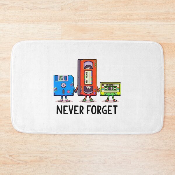 Item preview, Never Forget Retro 90s Tech Illustration designed and sold by Macias123.