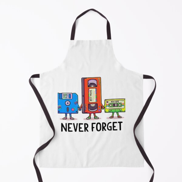 Item preview, Never Forget Retro 90s Tech Illustration designed and sold by Macias123.