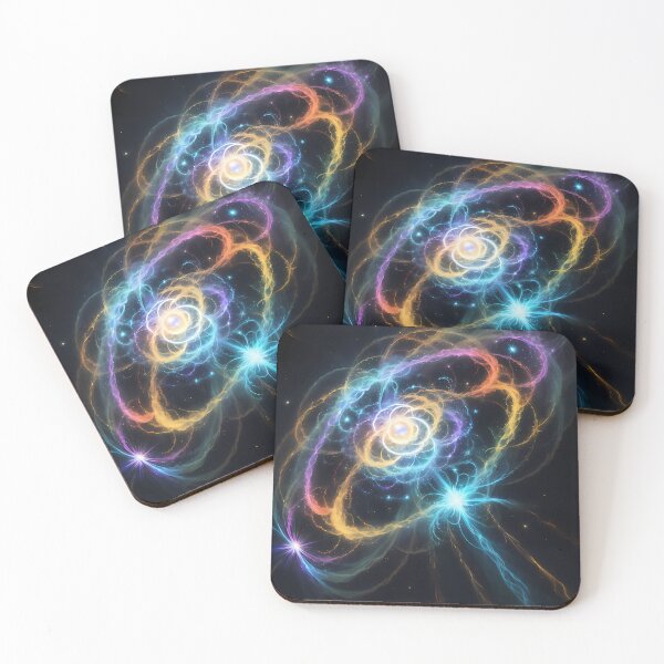 Item preview, Galactic Aurora Nebula Core Fractal Matrix designed and sold by CuteSlothWorld.