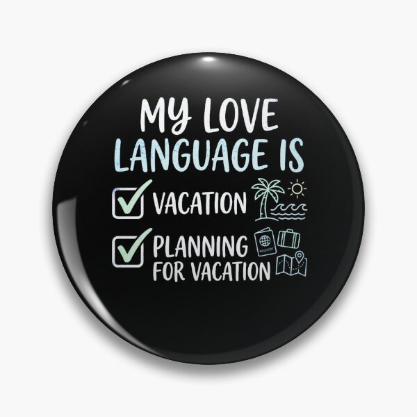 Item preview, My Love Language Is Vacation Planning For Vacation Travel Checklist designed and sold by 519xdesign.