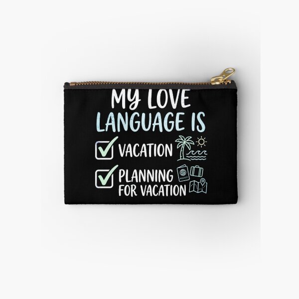 Item preview, My Love Language Is Vacation Planning For Vacation Travel Checklist designed and sold by 519xdesign.