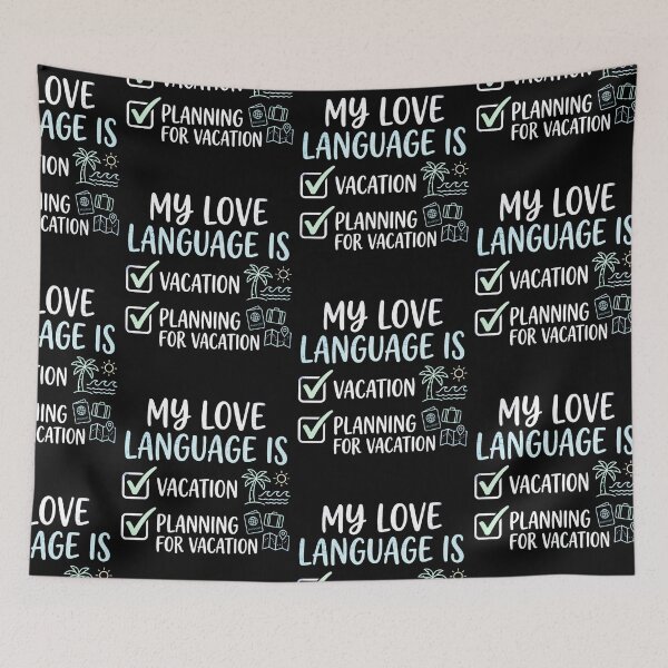Item preview, My Love Language Is Vacation Planning For Vacation Travel Checklist designed and sold by 519xdesign.