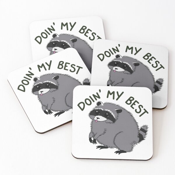 Item preview, Jimothy Raccoon Doing My Best designed and sold by CoquetteGoose.