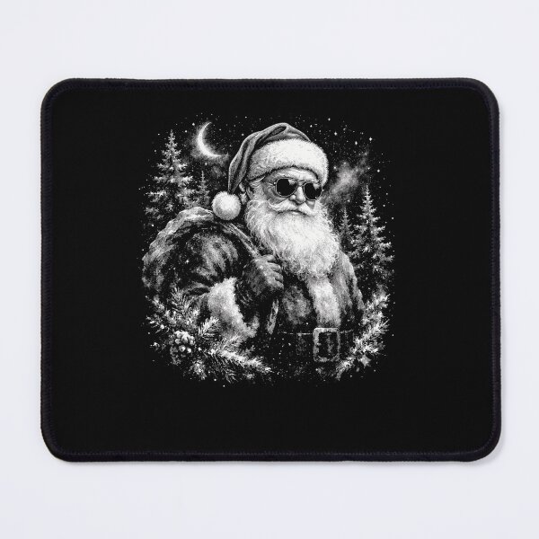 Item preview, Santa Claus Retro Christmas Winter Forest Graphic Xmas Art designed and sold by BornBorn.