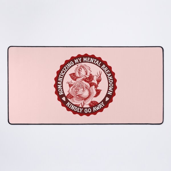 Item preview, Romanticizing My Mental Breakdown Kindly Go Away - Vintage Floral Irony designed and sold by the-Z3nith.