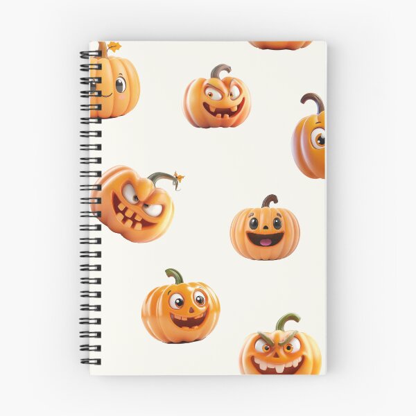 Item preview, Cheerful orange Halloween pumpkin seamless background pattern designed and sold by ingapv.