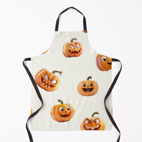Item preview, Cheerful orange Halloween pumpkin seamless background pattern designed and sold by ingapv.