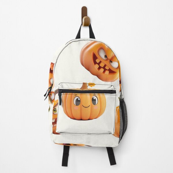 Item preview, Cheerful orange Halloween pumpkin seamless background pattern designed and sold by ingapv.