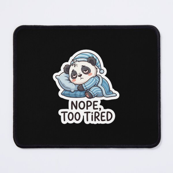 Item preview, Cute Sleepy Panda In Pajamas Cartoon designed and sold by Owcomm.