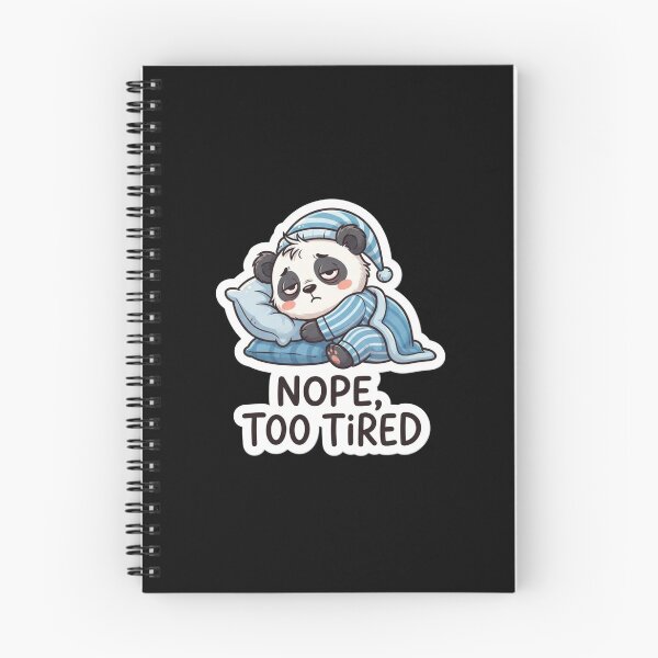Item preview, Cute Sleepy Panda In Pajamas Cartoon designed and sold by Owcomm.