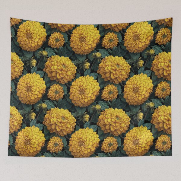 Item preview, Petaled Dahlias - Tropical Flower Pattern  - Holiday Gift Sets designed and sold by RoyalStarsPatts.
