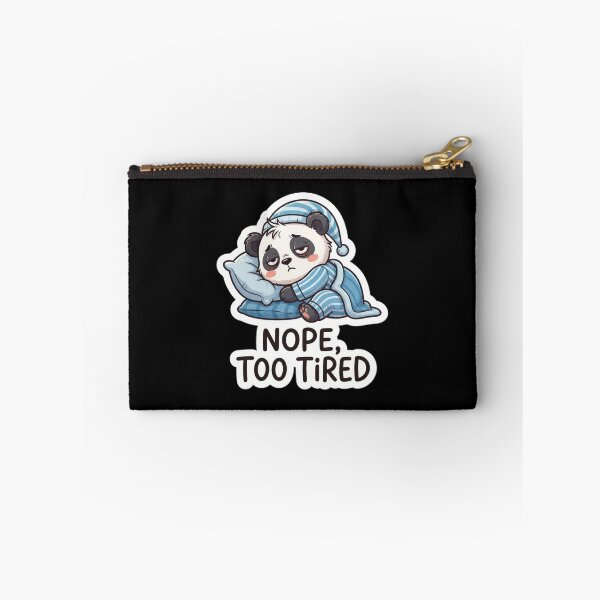 Item preview, Cute Sleepy Panda In Pajamas Cartoon designed and sold by Owcomm.