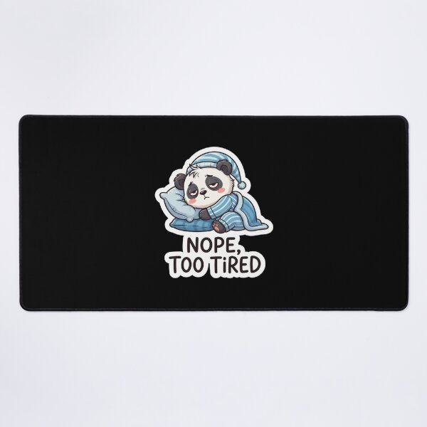 Item preview, Cute Sleepy Panda In Pajamas Cartoon designed and sold by Owcomm.