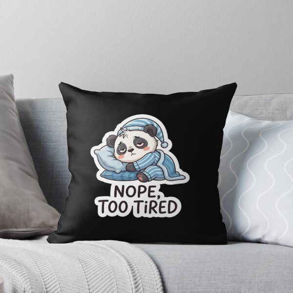 Item preview, Cute Sleepy Panda In Pajamas Cartoon designed and sold by Owcomm.