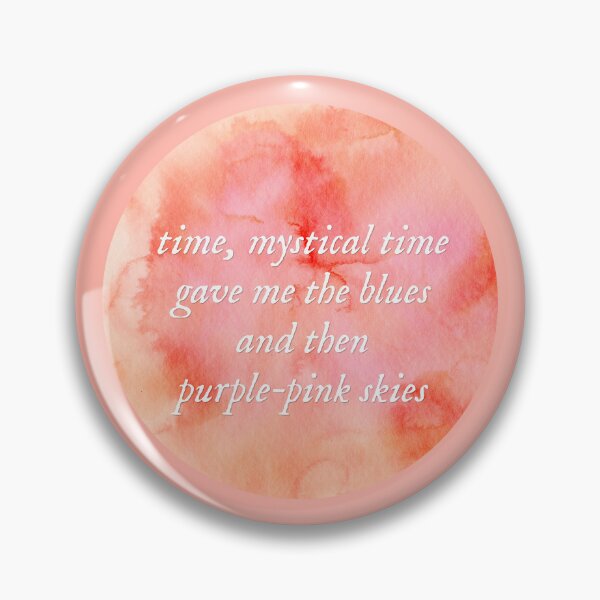 Item preview, time, mystical time, invisible string  - water colors, purple pink skies folklore designed and sold by taylorvinyls.