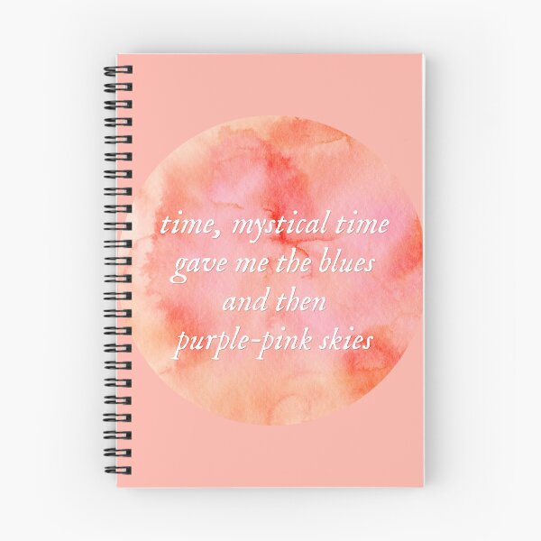 Item preview, time, mystical time, invisible string  - water colors, purple pink skies folklore designed and sold by taylorvinyls.