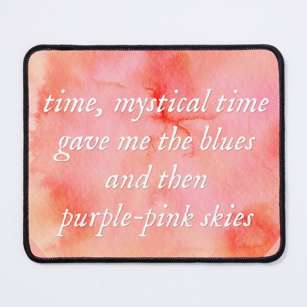 Item preview, time, mystical time, invisible string - water colors, purple pink skies folklore designed and sold by taylorvinyls.