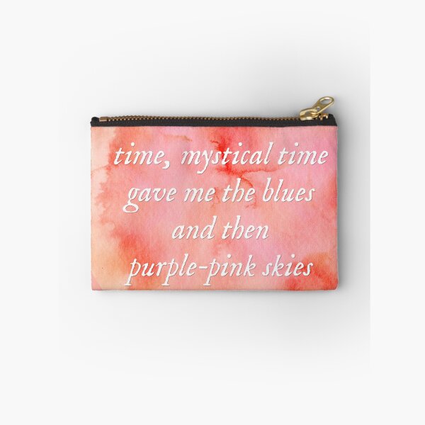 Item preview, time, mystical time, invisible string  - water colors, purple pink skies folklore designed and sold by taylorvinyls.