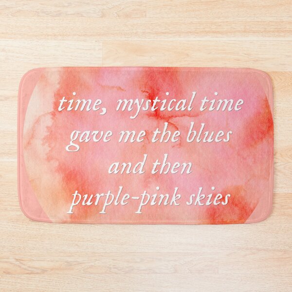 Item preview, time, mystical time, invisible string  - water colors, purple pink skies folklore designed and sold by taylorvinyls.