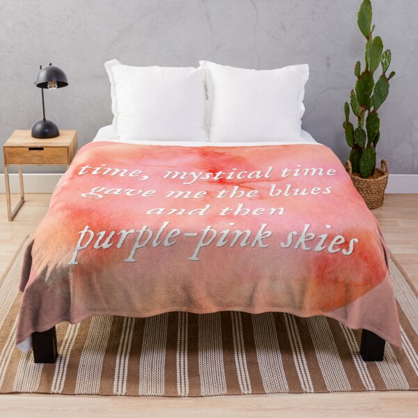 Item preview, time, mystical time, invisible string - water colors, purple pink skies folklore designed and sold by taylorvinyls.
