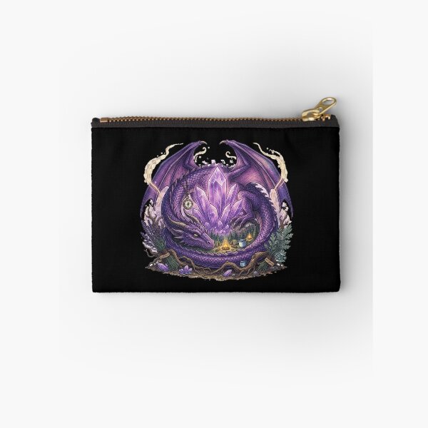 Item preview, Purple Crystal Dragon Fantasy Illustration designed and sold by GrzywaM.