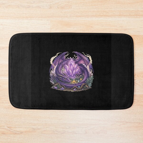 Item preview, Purple Crystal Dragon Fantasy Illustration designed and sold by GrzywaM.