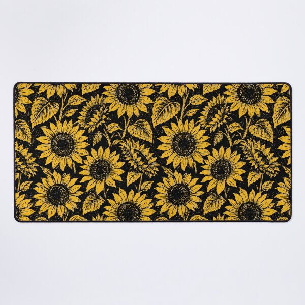 Item preview, Sunflower Linocut Bold Print Graphic Seamless Pattern designed and sold by Inkworksbyshery.