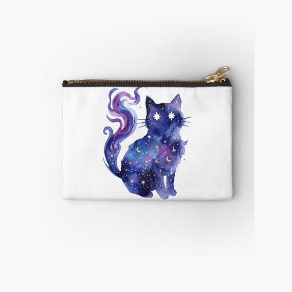 Item preview, Celestial Celestial Cosmic Watercolor Galaxy Cat designed and sold by CatstheticShop1.