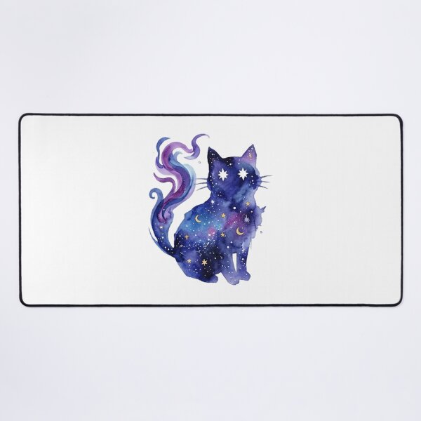 Item preview, Celestial Celestial Cosmic Watercolor Galaxy Cat designed and sold by CatstheticShop1.