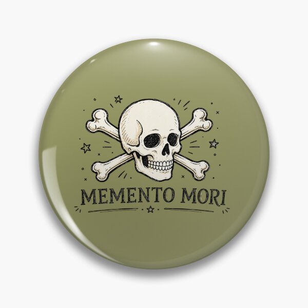 Item preview, Memento Mori: Vintage Skull & Bones Engraving designed and sold by 63Hotpeppers.