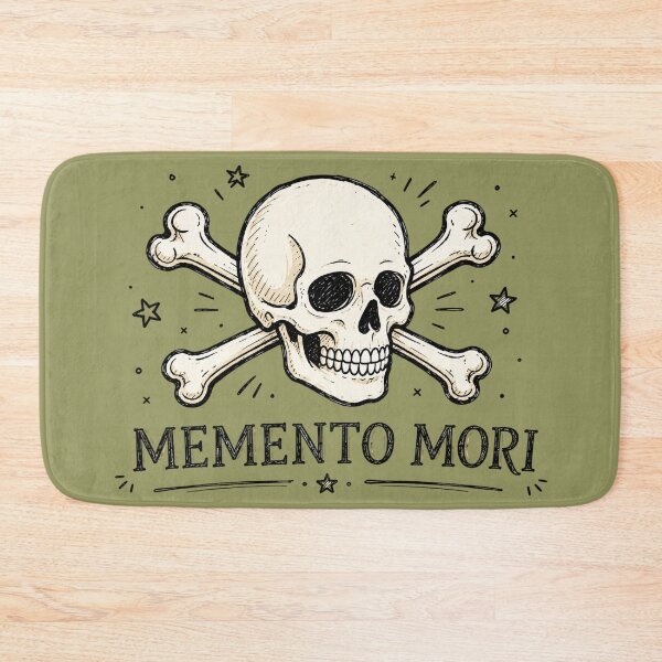 Item preview, Memento Mori: Vintage Skull & Bones Engraving designed and sold by 63Hotpeppers.