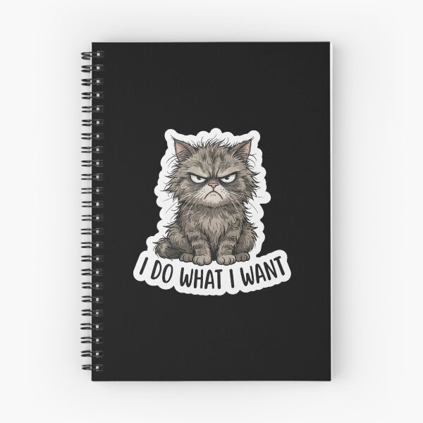 Item preview, Grumpy Fluffy Cat I Do What I Want designed and sold by Owcomm.