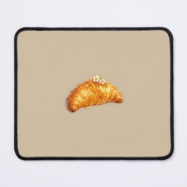 Item preview, Golden Honey Croissant Sticker designed and sold by PawsAndpetalstudio.