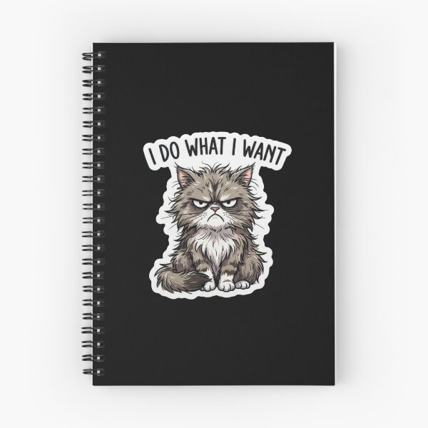 Item preview, Grumpy Fluffy Cat I Do Want designed and sold by Owcomm.