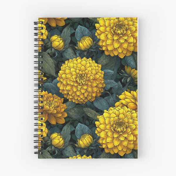 Item preview, Colorful Dahlias  - Retro Flower Floral  - Housewarming Gift Ideas designed and sold by RoyalStarsPatts.