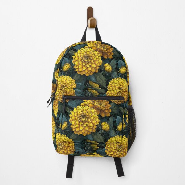 Item preview, Colorful Dahlias - Retro Flower Floral - Housewarming Gift Ideas designed and sold by RoyalStarsPatts.
