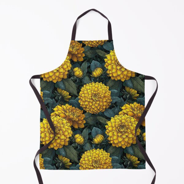 Item preview, Colorful Dahlias - Retro Flower Floral - Housewarming Gift Ideas designed and sold by RoyalStarsPatts.