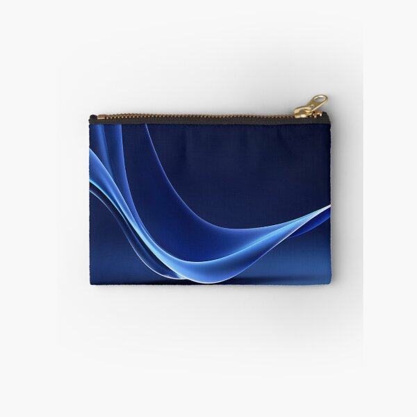 Item preview, Midnight Blue Metallic Fluid Waves Desk Mat designed and sold by CuteSlothWorld.