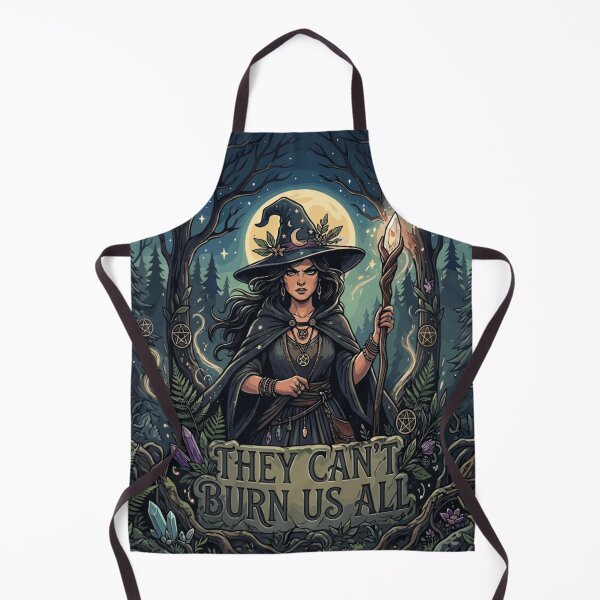 Item preview, They Can't Burn Us All Defiant Witch designed and sold by Mousy-Art.