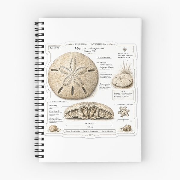 Item preview, Cute Vintage Sand Dollar Sticker - Scientific Beach Plate designed and sold by PND7777.