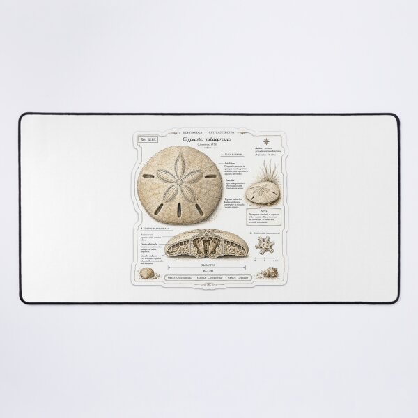 Item preview, Cute Vintage Sand Dollar Sticker - Scientific Beach Plate designed and sold by PND7777.