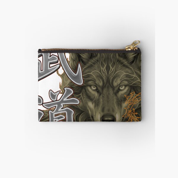 Item preview, Bushido Wolf - Fire & Silver Graphic designed and sold by DigitalArtDesignLab.