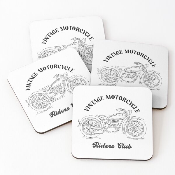 Item preview, Vintage Classic Motorcycle Illustration designed and sold by massingso.