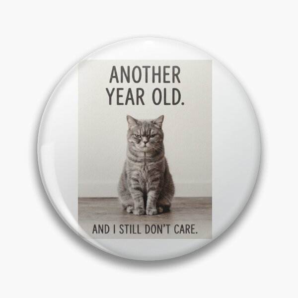 Item preview, Happy birthday  funny prank meme gift weird cat sarcastic satire cats kitten designed and sold by CheeseBlueprint.