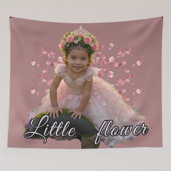 Item preview, Flower Crown Girl ,Rose Petal Girl designed and sold by OLYUS.