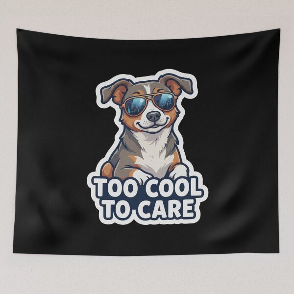 Item preview, Cool Dog Wearing Sunglasses Too Cool designed and sold by Owcomm.