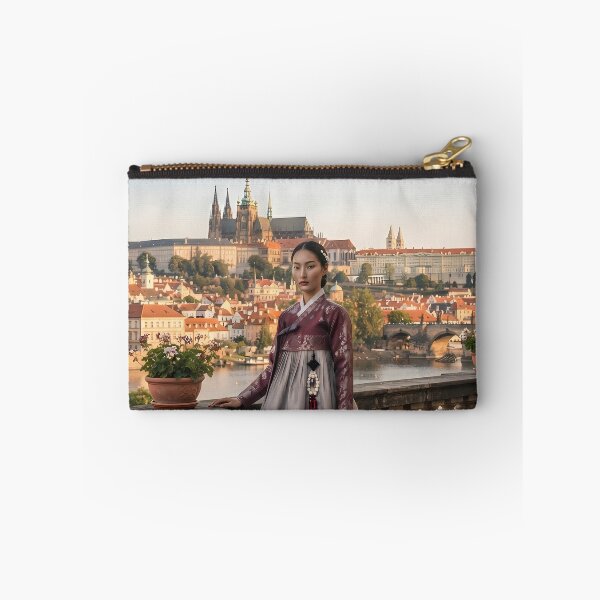 Item preview, Prague Panorama: Royal Hanbok at the Castle Terrace designed and sold by SOOstudio73.