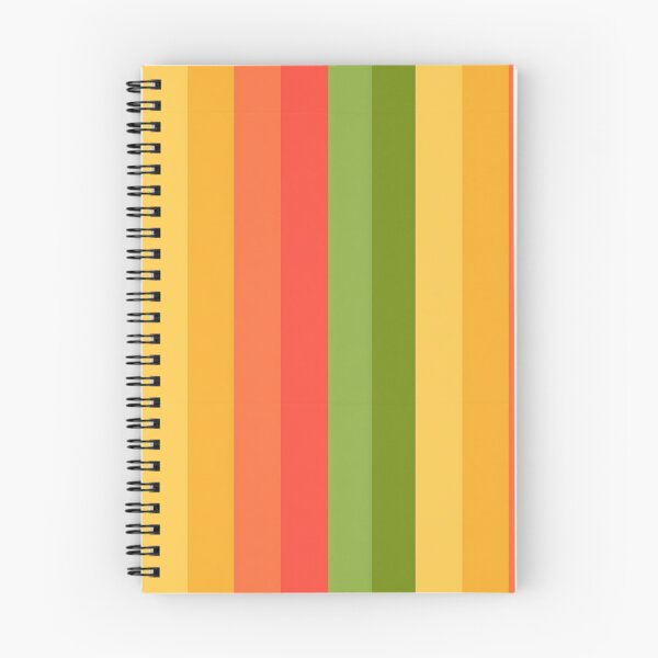Item preview, Warm spring colour palette stripe design designed and sold by KLflorals.