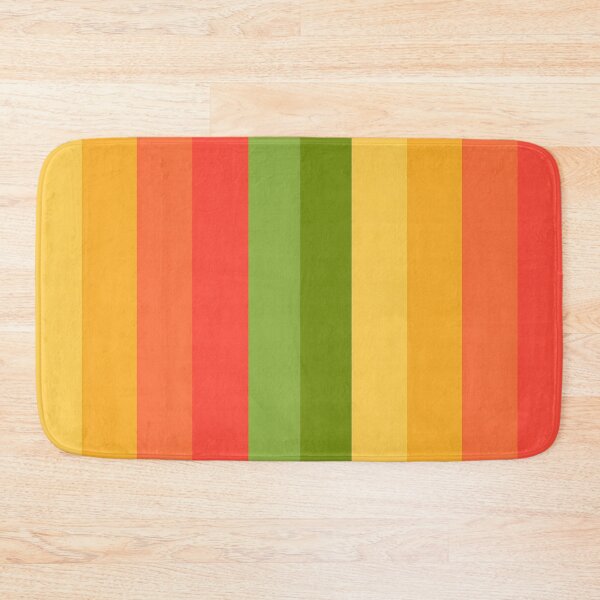 Item preview, Warm spring colour palette stripe design designed and sold by KLflorals.