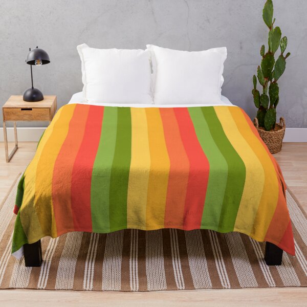 Item preview, Warm spring colour palette stripe design designed and sold by KLflorals.